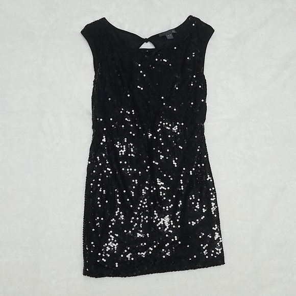 Forever 21 Dresses & Skirts - Forever 21 | Sequins Black Mini Dress Size Medium